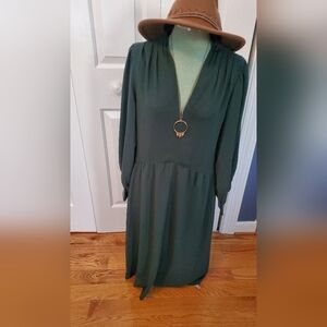 Soft surroundings jewel green dress